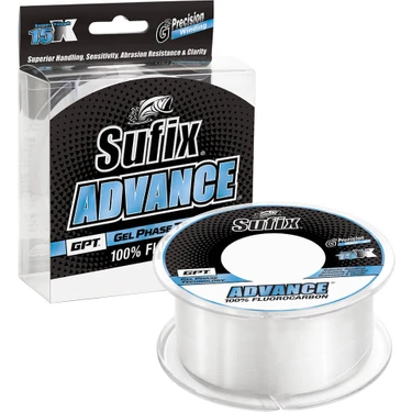 Sufix Advance Fluorocarbon Olta Misinası Beyaz 0.205MM - 91MT -