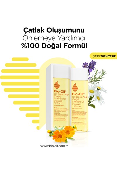 Bıo-Oıl Natural Cilt Bakım Yağı 125 ml