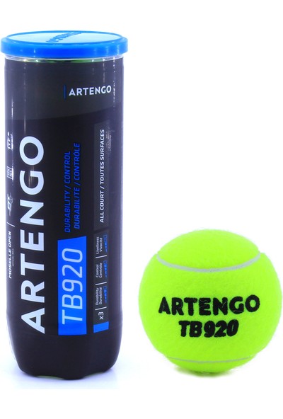 Artengo TB920 Tenis Topu 3 Adet Kutulu Itf Onaylı