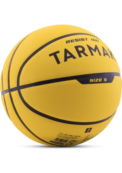 Tarmak Basketbol Topu - 5 Numara - Sarı - R100