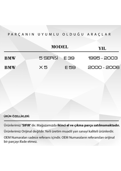 Bmw X5 E53 2000-2006 Için Klima Panel Düğmeleri 14 Parçalı Set