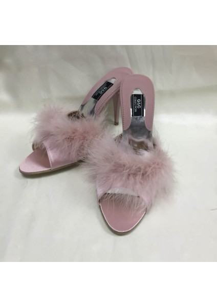 Gc Tüy Aksesuarlı Platform Bayan Terlik GC225 fırsatları