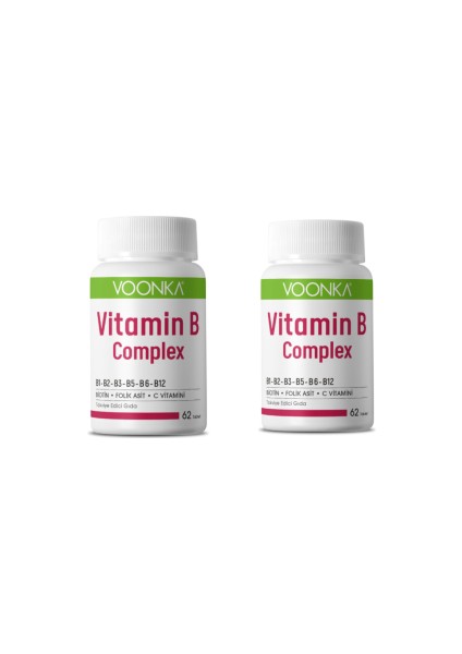 Vitamin B Complex 62 Tablet 2 Kutu