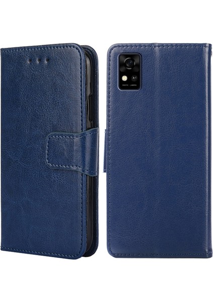 Zte Blade A31 Için Kapaklı Telefon Kılıfı - Lacivert (Yurt Dışından)