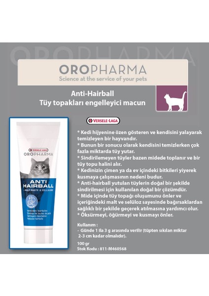 Kedi Tüy Topağı Önleyici Anti - Hairball