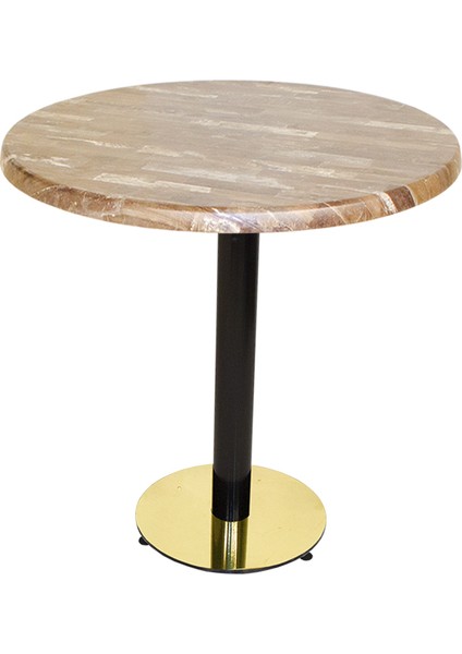 Karanfil Werzalit Yuvarlak Gold Masa Q80 - Parkaletto