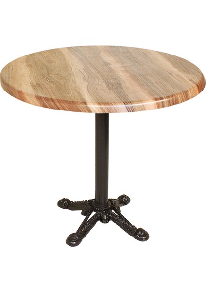 Çipa Werzalit Yuvarlak Masa Q80 Esb - Indiana Wood
