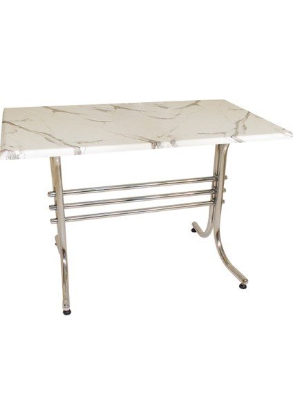 Japon Werzalit Mutfak Masası (80X120) - Bianco Carrara Beyaz