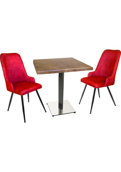 Karanfil Werzalit Kare - Çırağan Fiskos Seti (80X80) - Bordo