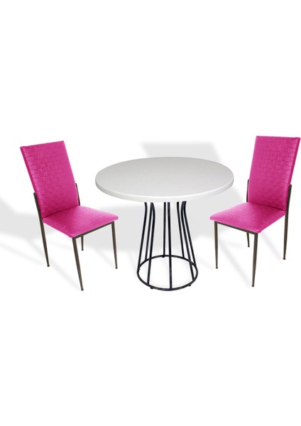 Palermo Werzalit - Gözde 2 Li Masa Takımı Q80 - Mor