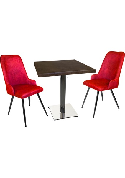 Karanfil Werzalit Kare - Çırağan Fiskos Seti (80X80) - Bordo