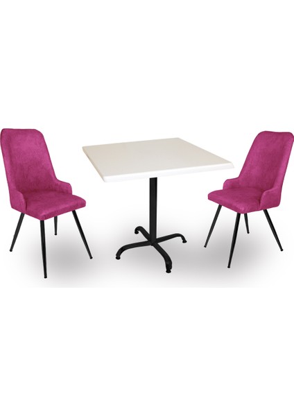 Indigo Werzalit Kare - Çırağan Fiskos Seti (70X70) - Mor