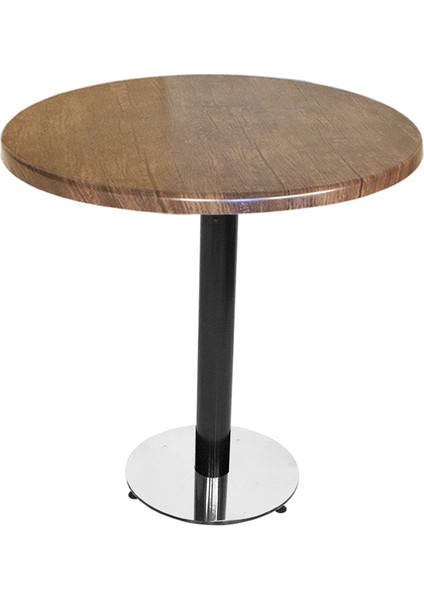 Karanfil Werzalit Yuvarlak Masa Q70 - Antik Dark