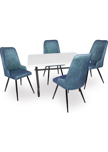 Valerya Werzalit - Çırağan Masa Takımı - Mavi