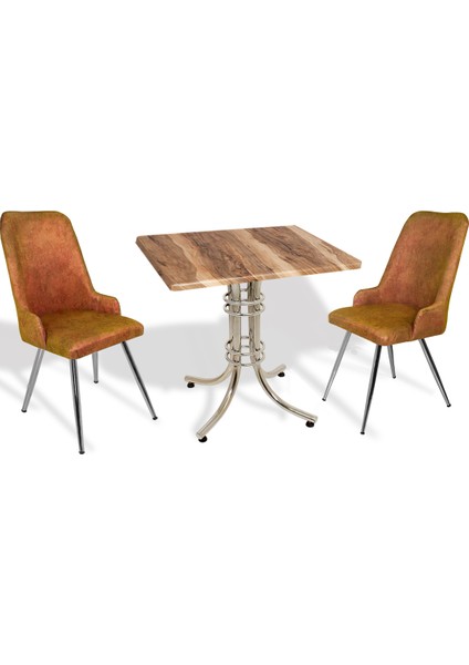 Buket Werzalit Kare - Çırağan Fiskos Seti - Indiana Wood Kiremit