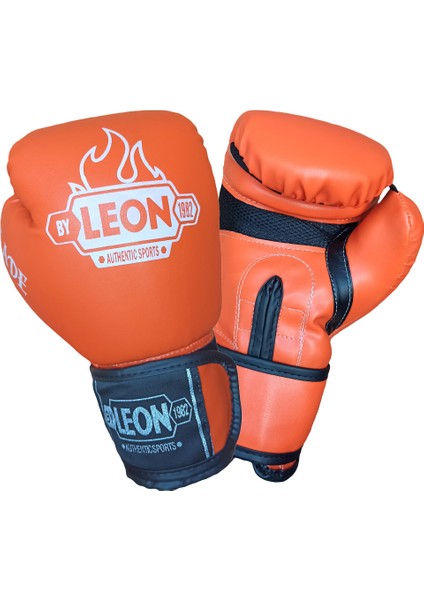 Leon Blade Training Boks, Kick Boks ve Muay Thai Eldiveni Turuncu 8 Oz