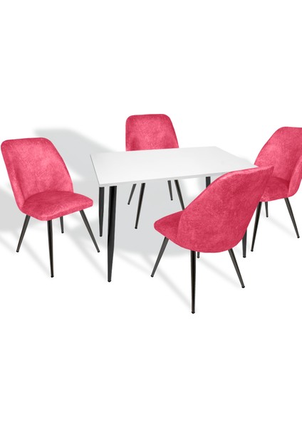 Manolya - Nilüfer Esb Mutfak Masa Takımı - Pembe