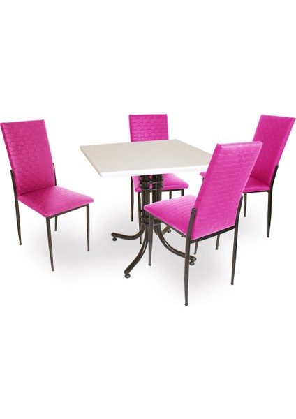 Buket Werzalit Kare Esb-Gözde Mutfak Masa Takımı - Mor