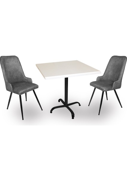 Indigo Werzalit Kare - Çırağan Fiskos Seti (80X80) - Füme