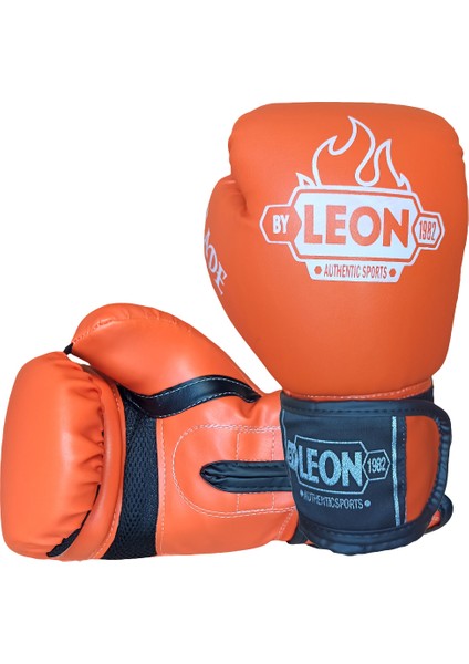 Leon Blade Training Boks, Kick Boks ve Muay Thai Eldiveni Turuncu 8 Oz