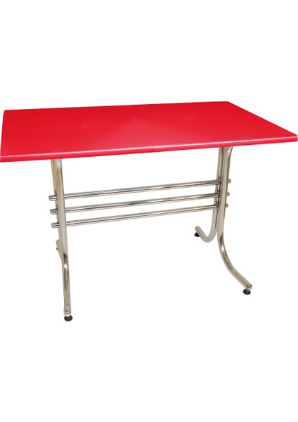 Japon Werzalit Mutfak Masası (80X140) - Kırmızı