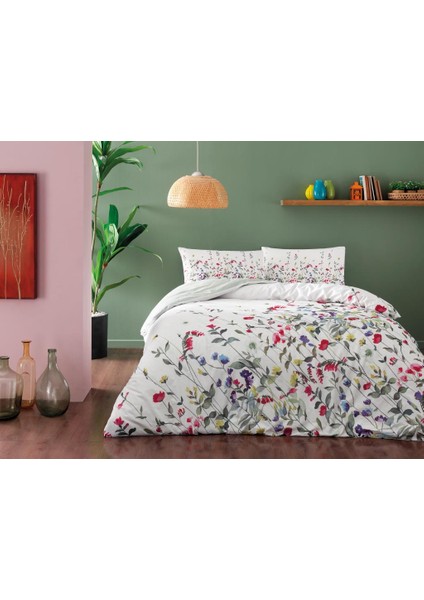 Nevresim Takımı Cherry Yeşil Tek Kişilik