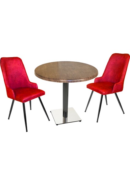 Karanfil Werzalit Yuvarlak - Çırağan Fiskos Seti (Q90) - Bordo