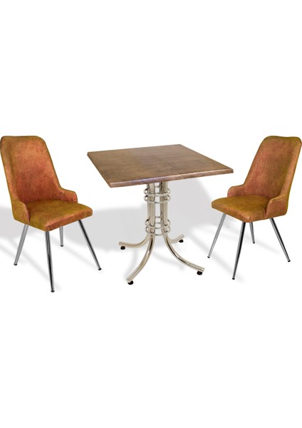 Buket Werzalit Kare - Çırağan Fiskos Seti - Antik Dark Kiremit