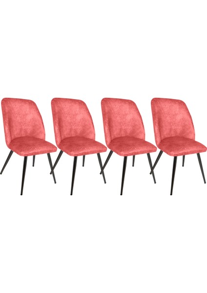 Nilüfer Sandalye Esb (4 Adet) - Pembe