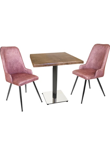 Karanfil Werzalit Kare - Çırağan Fiskos Seti (80X80) - Pembe