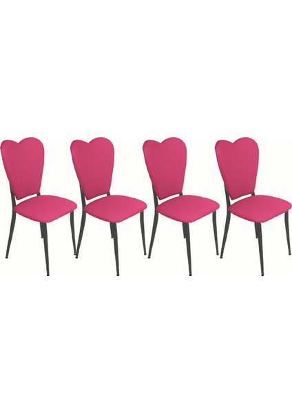 Aşk-I Derun Sandalye (4ADET) - Pembe
