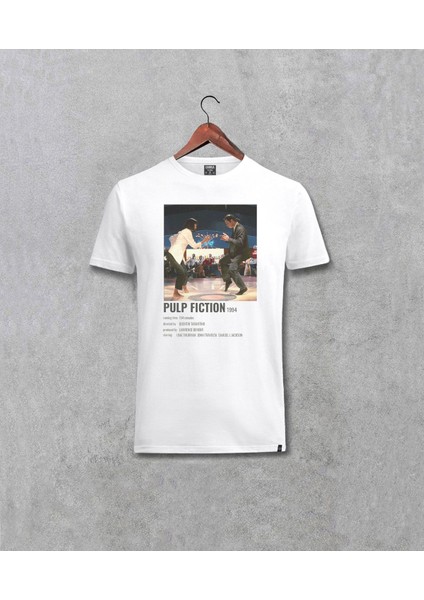 Pulp Fiction Mia Wallace Tasarım Baskılı Unisex Tişört