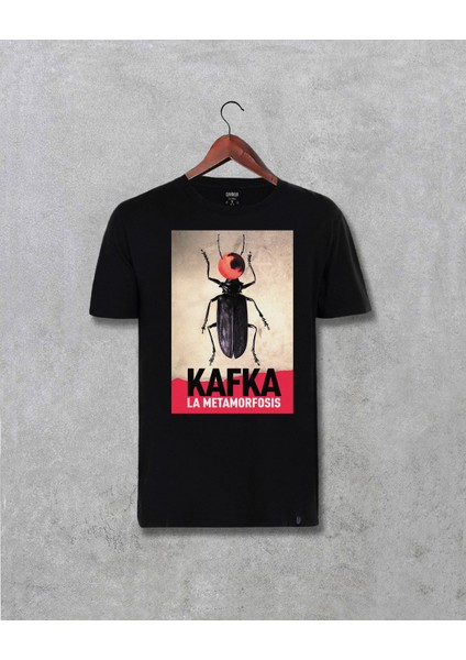 Franz Kafka Dönüşüm Özel Tasarım Baskılı Unisex Tişört