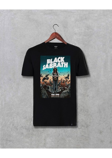 Black Sabbath Müzik Grubu Tasarım Baskılı Unisex Tişört
