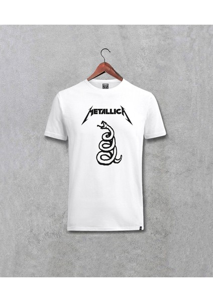 Metallica Black Album Tasarım Baskılı Unisex Tişört