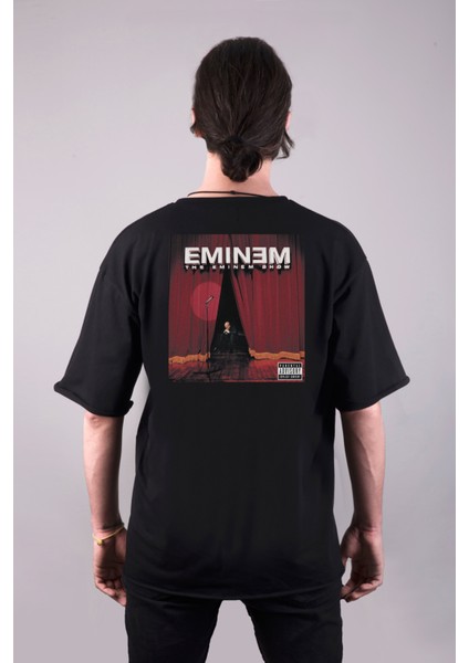 Eminem Show Albüm Özel Tasarım Çift Taraf Baskılı Oversize Unisex Tişört fiyatları