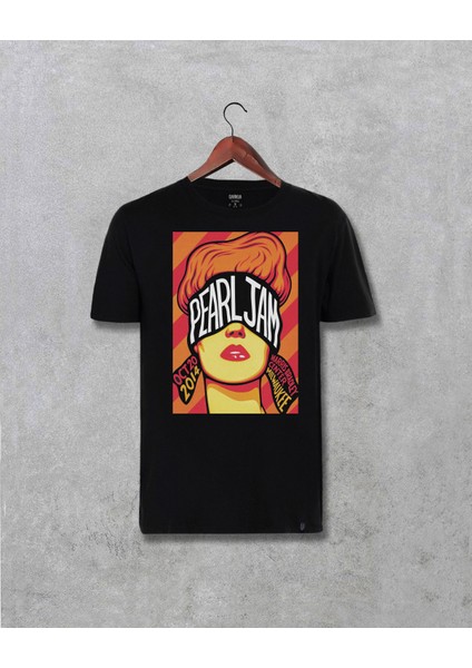 Pearl Jam Özel Tasarım Baskılı Unisex Tişört