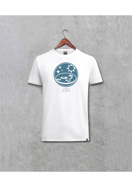 Flat Earth Düz Dünya Baskılı Özel Tasarım Unisex Tişört