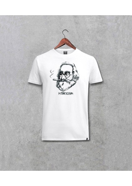 Karl Marx Marksizm Tasarım Baskılı Unisex Tişört