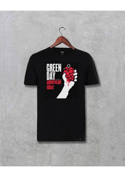 Green Day American Idiot Tasarım Baskılı Unisex Tişört