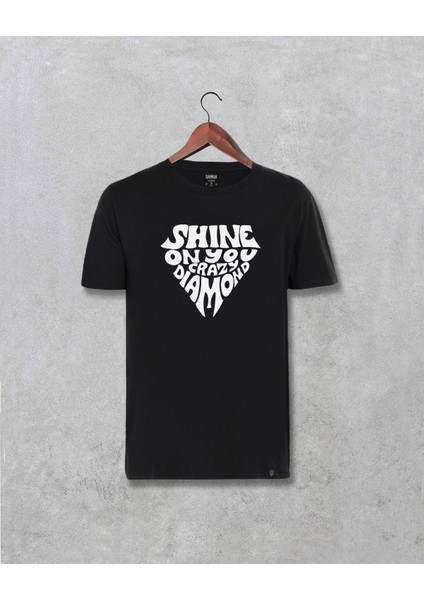 Pink Floyd Shine On You Diamond Baskılı Yazılı Tişört