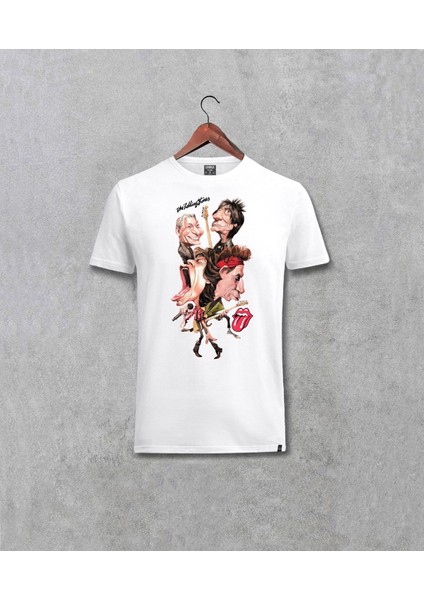 Rolling Stones Özel Tasarım Unisex Tişört