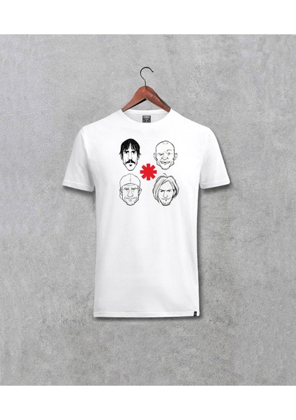 Rhcp Red Hot Chili Peppers Baskılı Unisex Tişört