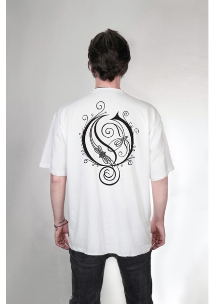 Opeth Müzik Grubu Çift Taraf Özel Tasarım Baskılı Oversize Unisex Tişört