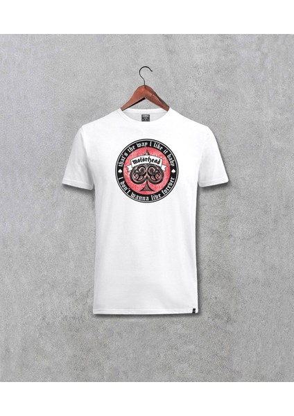Motörhead Ace Of Spades Tasarım Baskılı Unisex Tişört