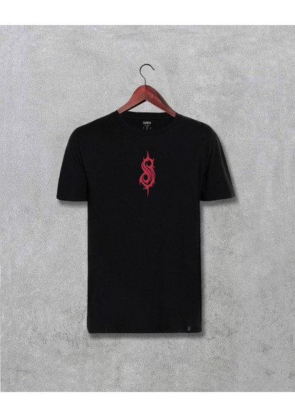 Slipknot Logo Minimal Baskılı Unisex Tişört