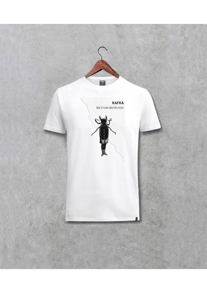 Franz Kafka Dönüşüm Tasarım Baskılı Unisex Tişört