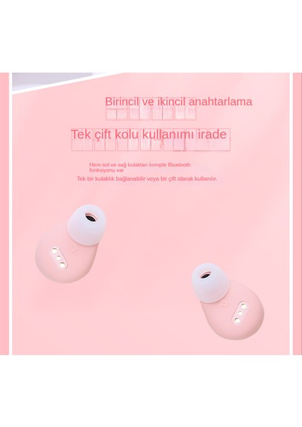 Hello Kitty Kablosuz Bluetooth Kulaklık 5.0 Ultra Uzun Bekleme (Yurt Dışından)