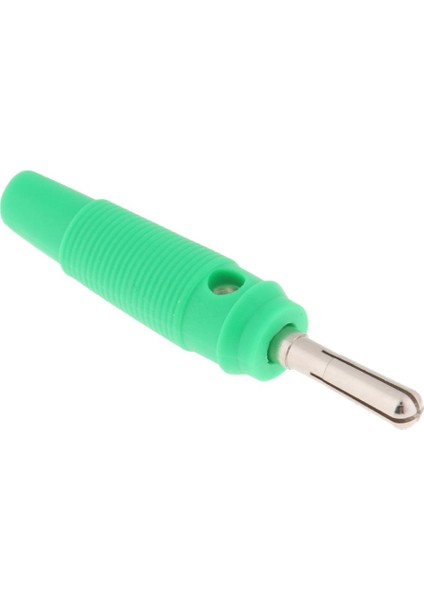 5 Adet 4 mm. Muz Fiş / Lab Fiş / Bush Plug Muz Soket - Yeşil (Yurt Dışından)