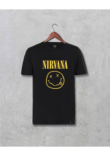 Nirvana Klasik Logo Baskılı Tişört